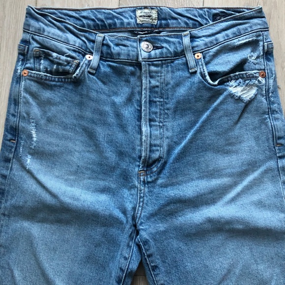 Citizens of Humanity Olivia Highrise Slim Ankle Jeans in Light Blue Size 27 - Picture 8 of 16